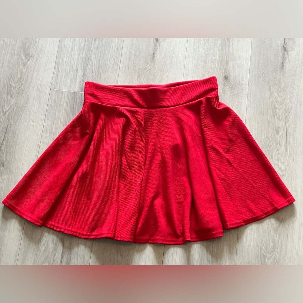 Brand New Cherry Red Urban Coco Skater Skirt